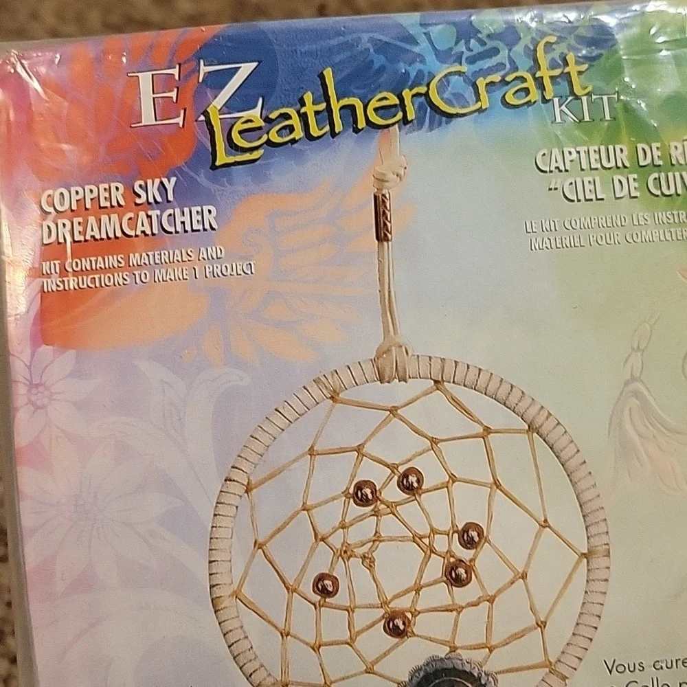 2 Tandy leather factory copper sky dream catcher kits